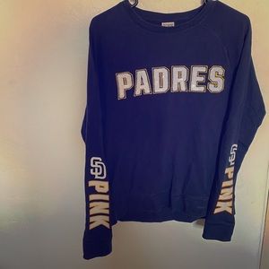 Sequined VS PADRES pullover sweatshirt